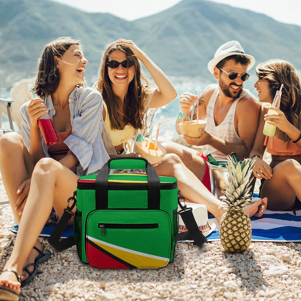 Guyana Flag Insulated Cooler Bag - Conscious Apparel Store