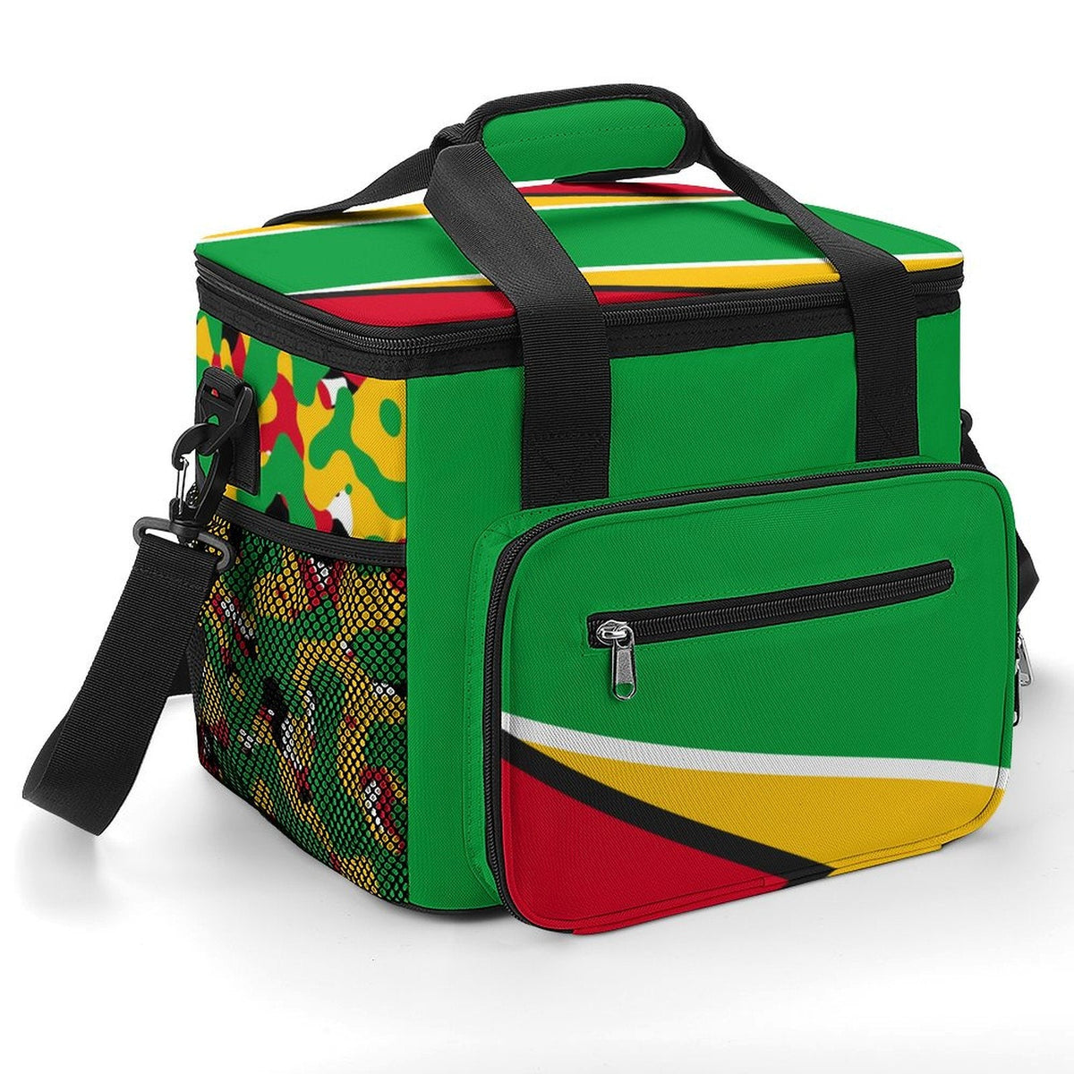 Guyana Flag Insulated Cooler Bag II - Conscious Apparel Store