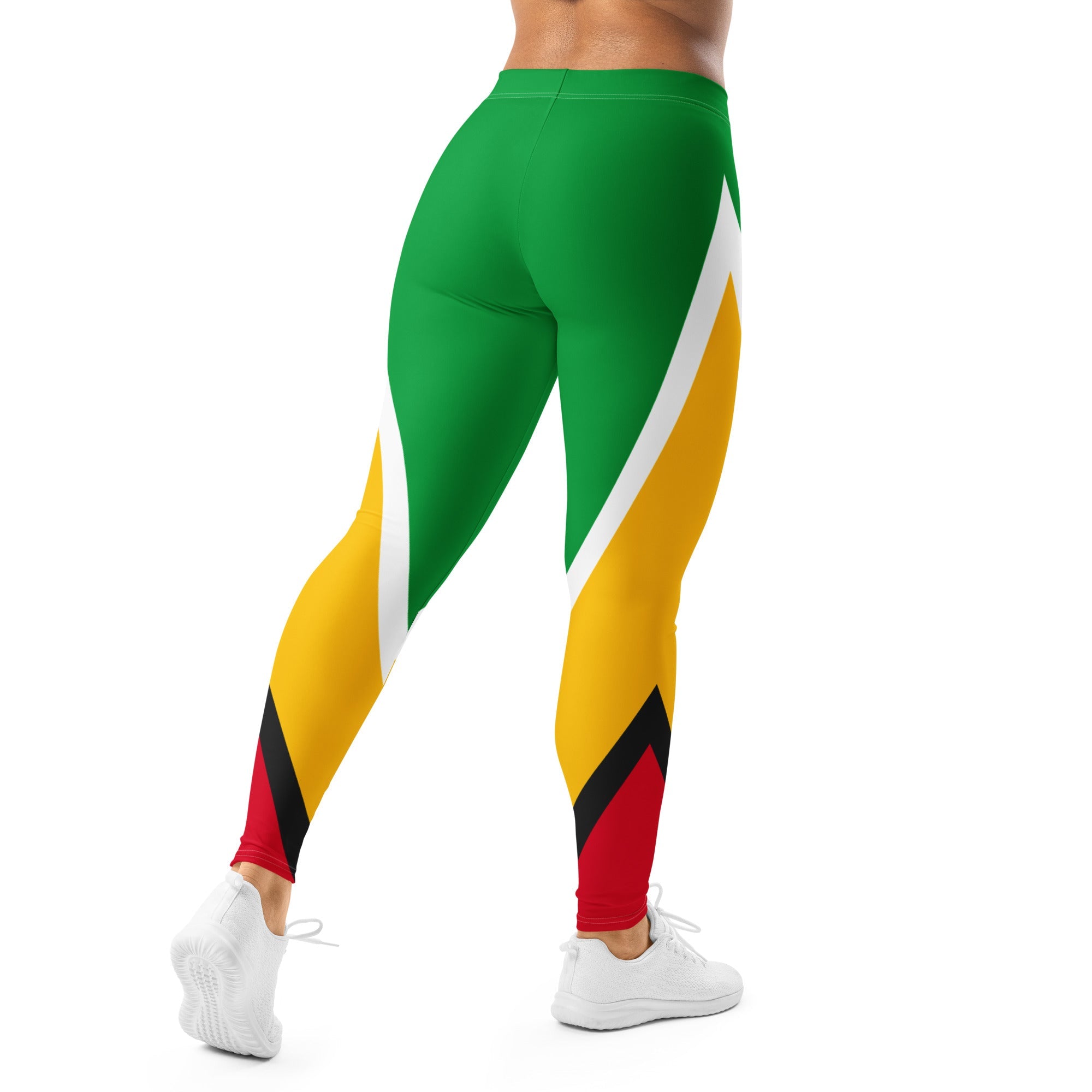 Guyana Flag Leggings - Conscious Apparel Store