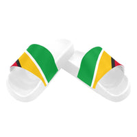 Guyana Flag Men's Slide Sandals - Conscious Apparel Store