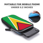 Guyana Flag Mobile Phone Purse - Conscious Apparel Store
