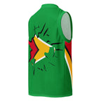Guyana Flag Premium Sport Jersey Tank Top - Conscious Apparel Store