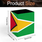 Guyana Flag Square Pen Holder - Conscious Apparel Store