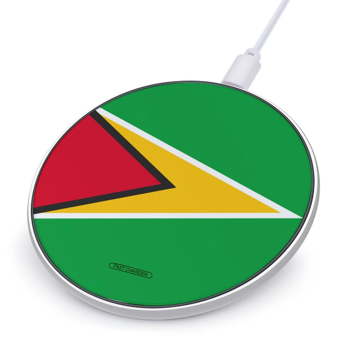 Guyana Flag Wireless Charging Pad - Conscious Apparel Store