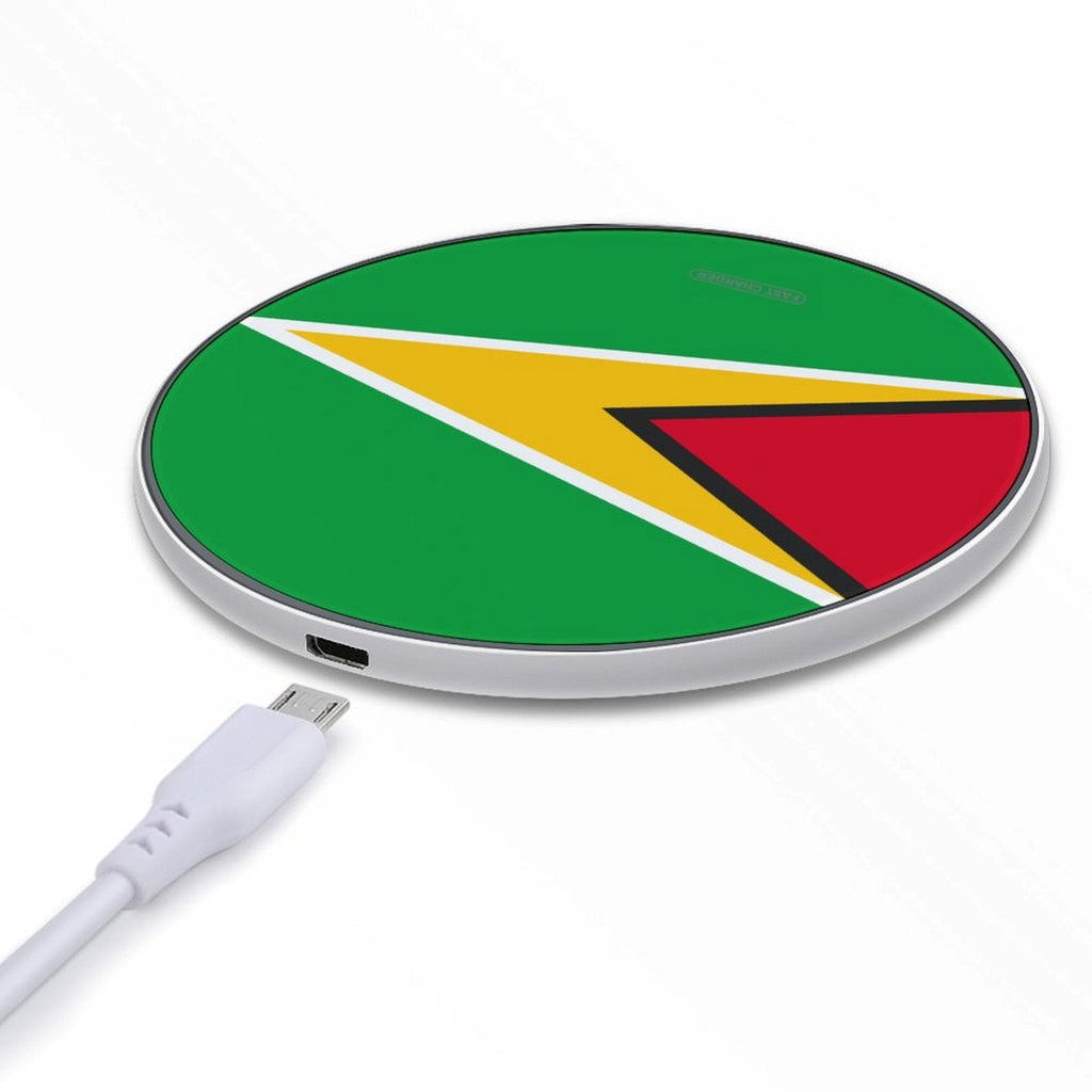 Guyana Flag Wireless Charging Pad - Conscious Apparel Store