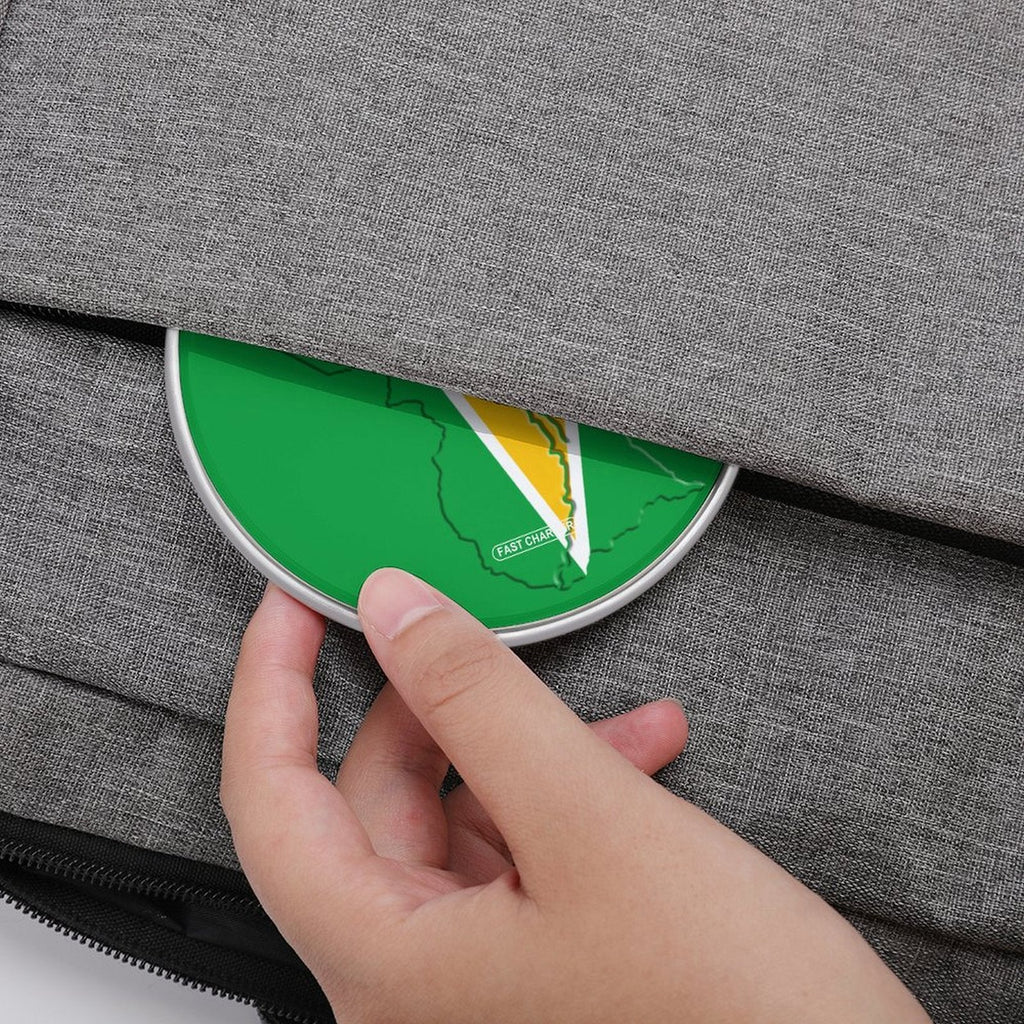 Guyana Flag Wireless Charging Pad II - Conscious Apparel Store