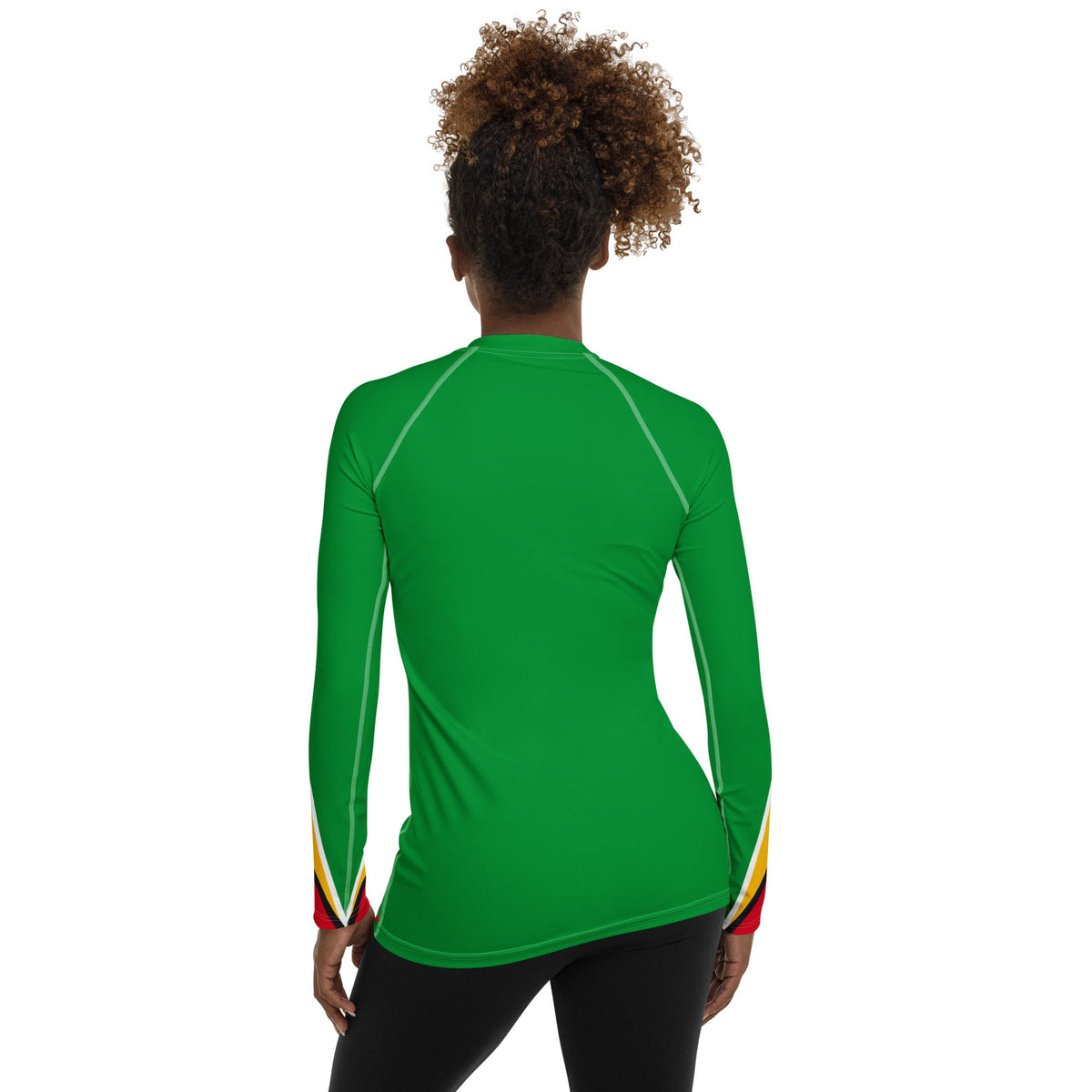 Guyana Flag Women's Rash Guard - Conscious Apparel Store