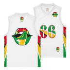 Guyana Flag Women's (White) Premium Tank Top Sport Jersey - Conscious Apparel Store