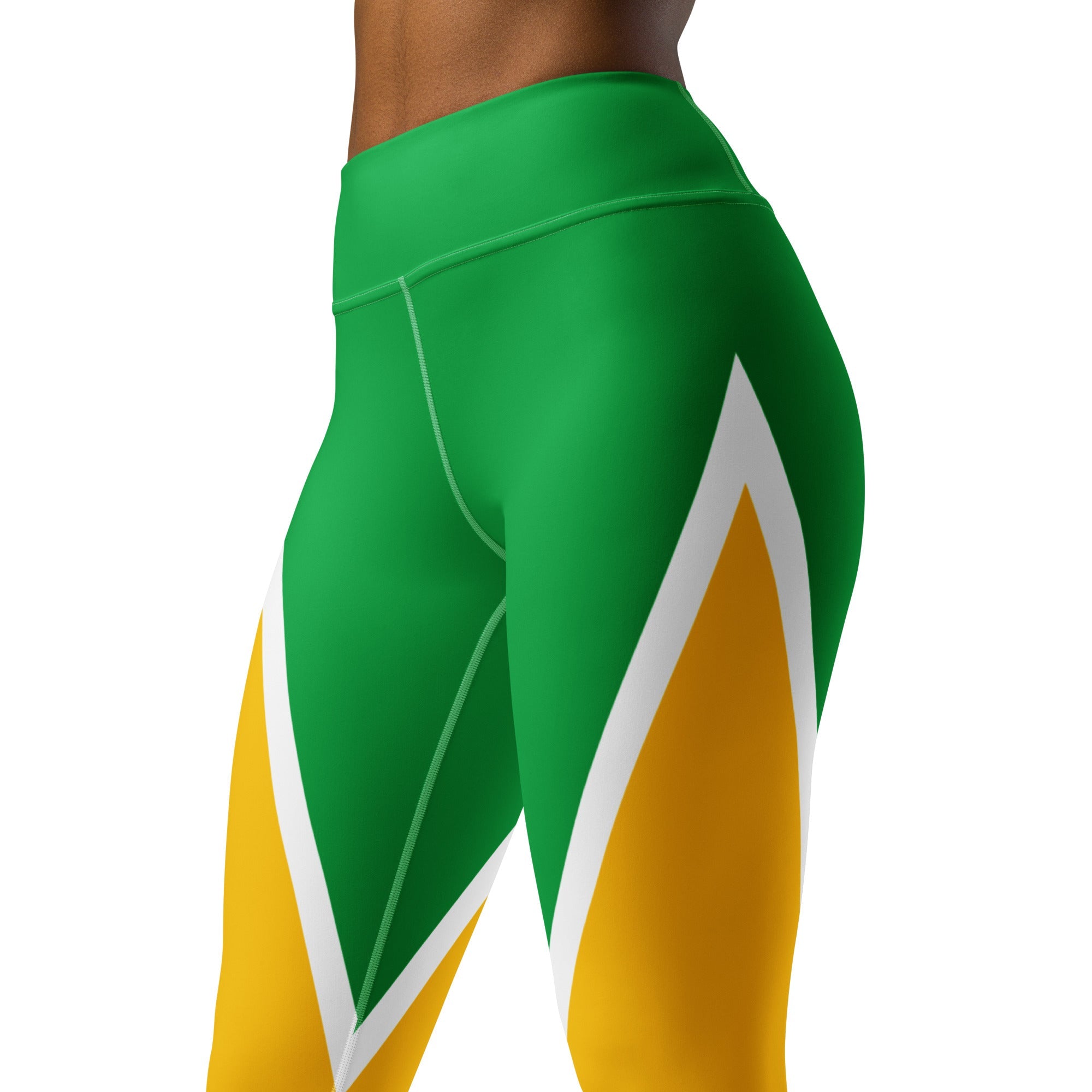 Guyana Flag Yoga Leggings - Conscious Apparel Store