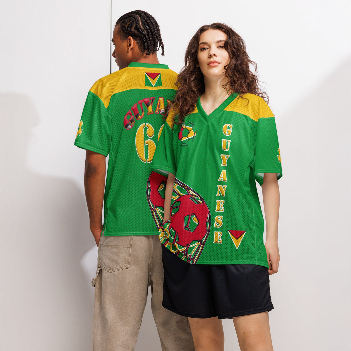 Guyana Football Sport Jersey - Conscious Apparel Store