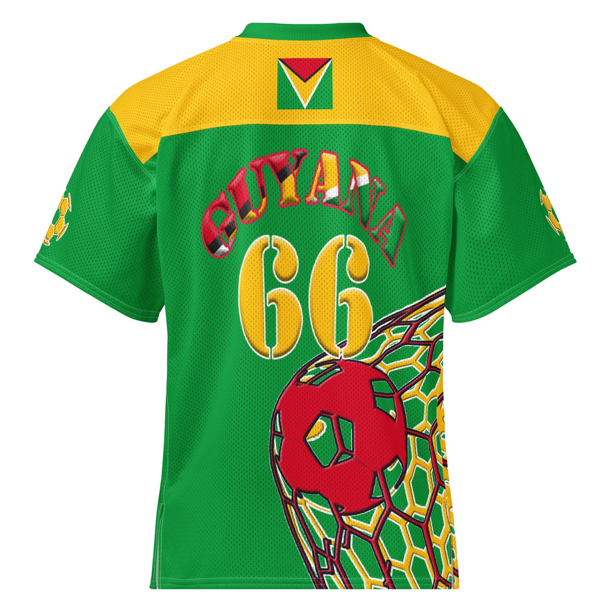 Guyana Football Sport Jersey - Conscious Apparel Store