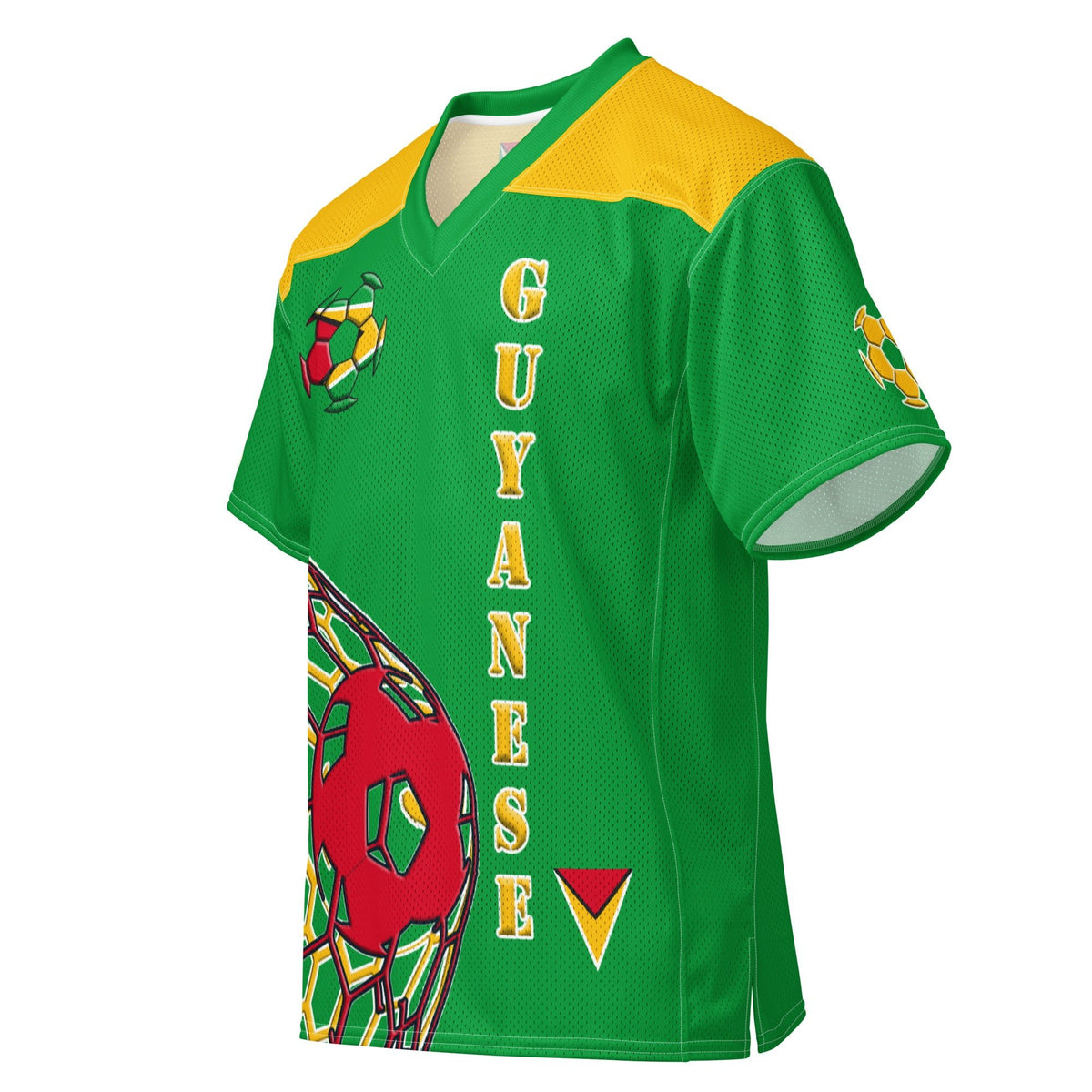 Guyana Football Sport Jersey - Conscious Apparel Store