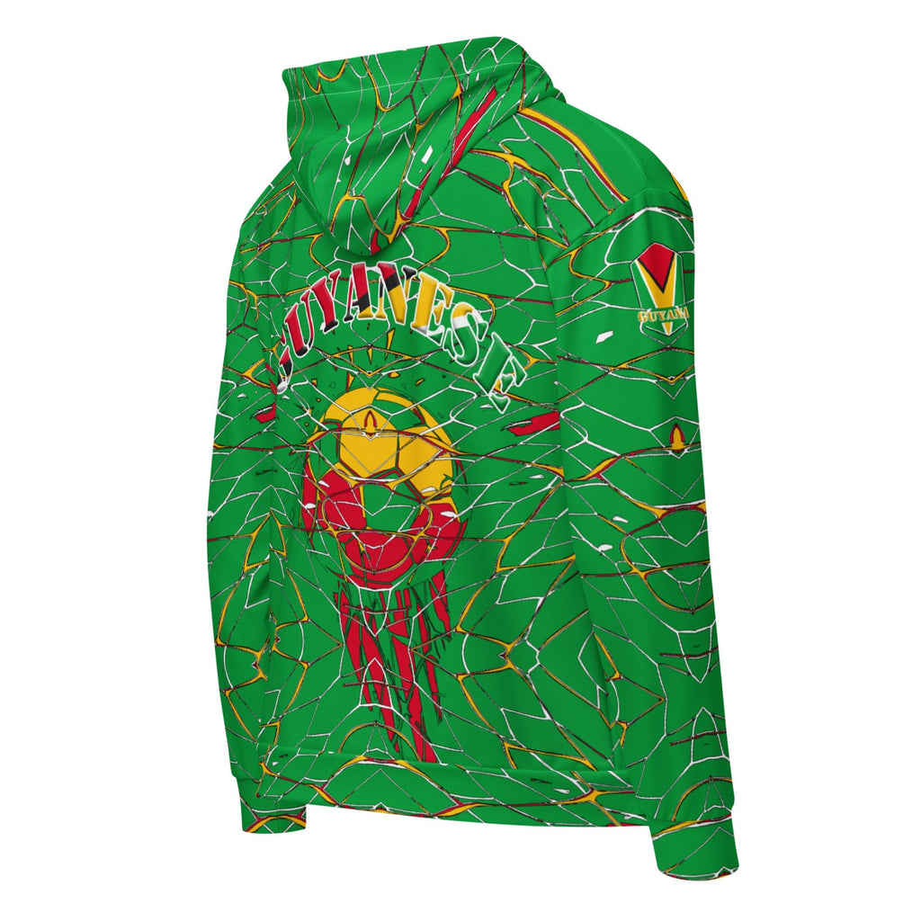 Guyana Football Unisex Zip hoodie - Conscious Apparel Store