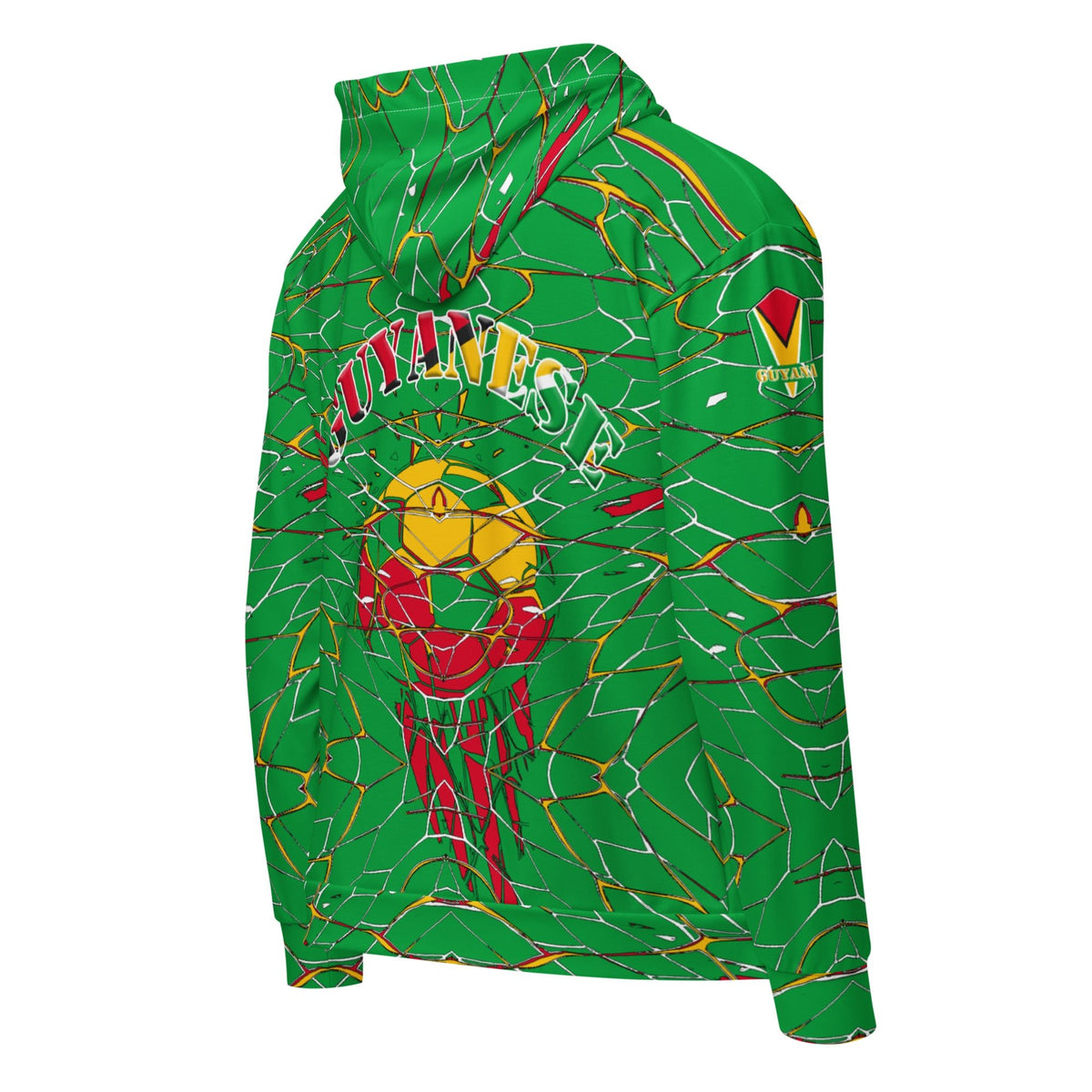 Guyana Football Unisex Zip hoodie - Conscious Apparel Store