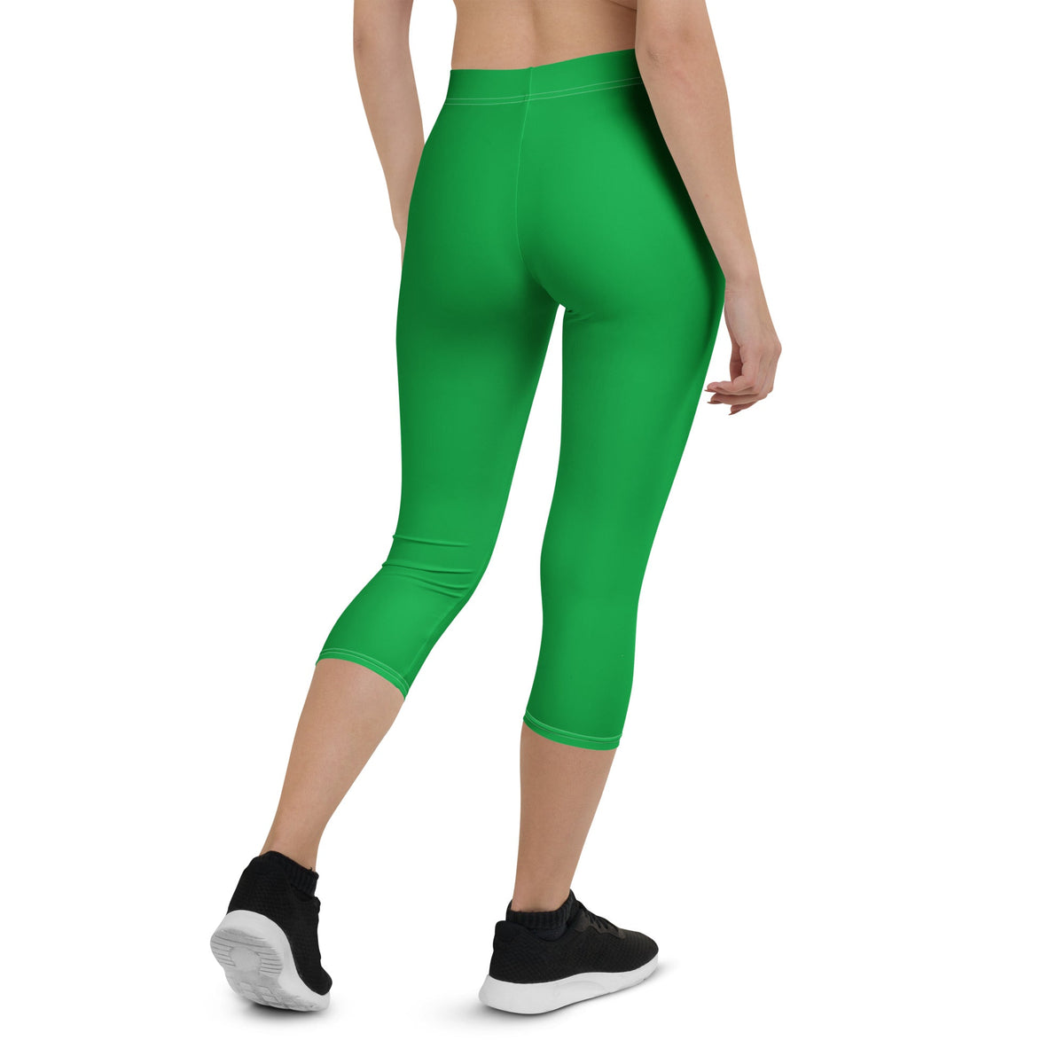 Guyana Green Capri Leggings - Conscious Apparel Store