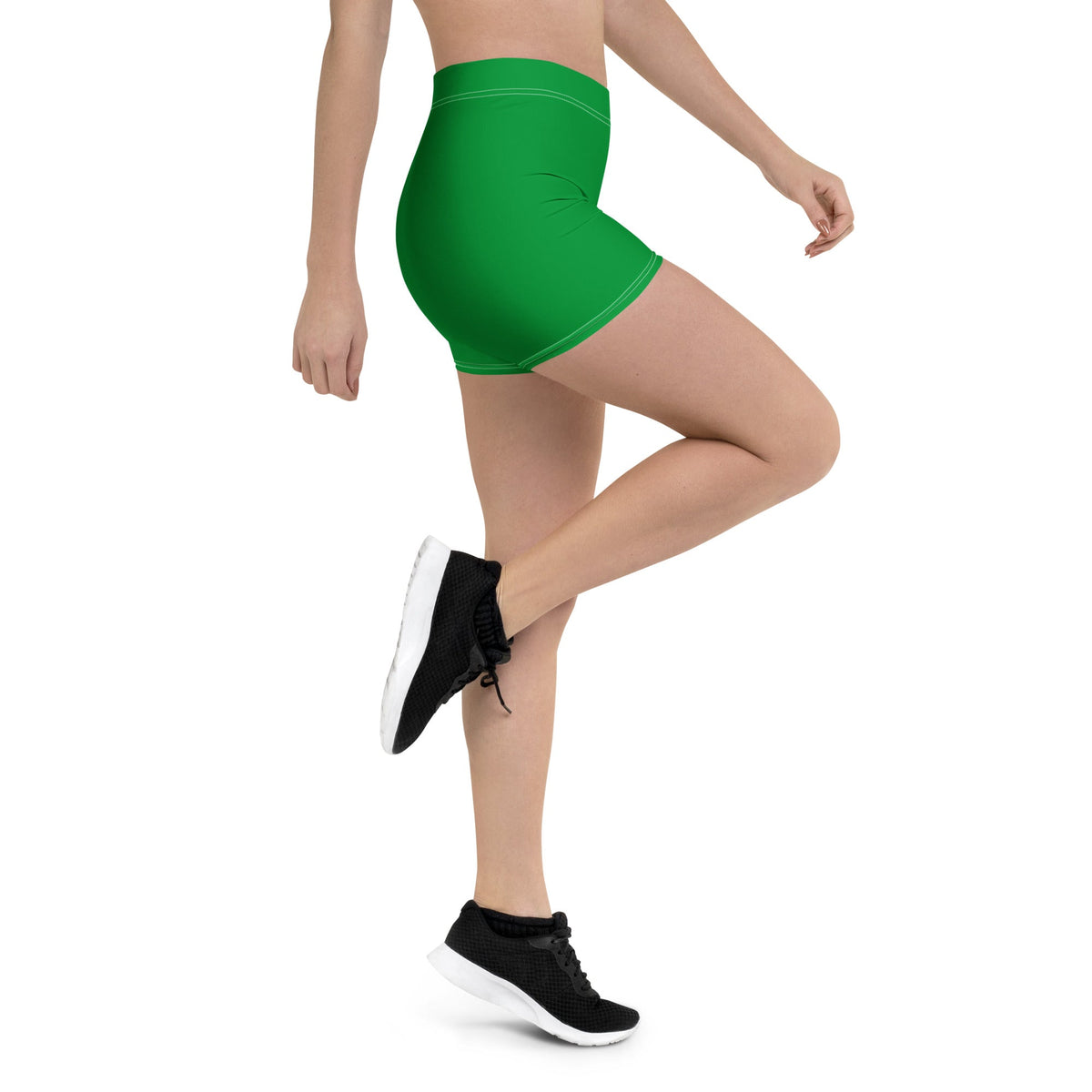 Guyana Green Leggings Shorts - Conscious Apparel Store