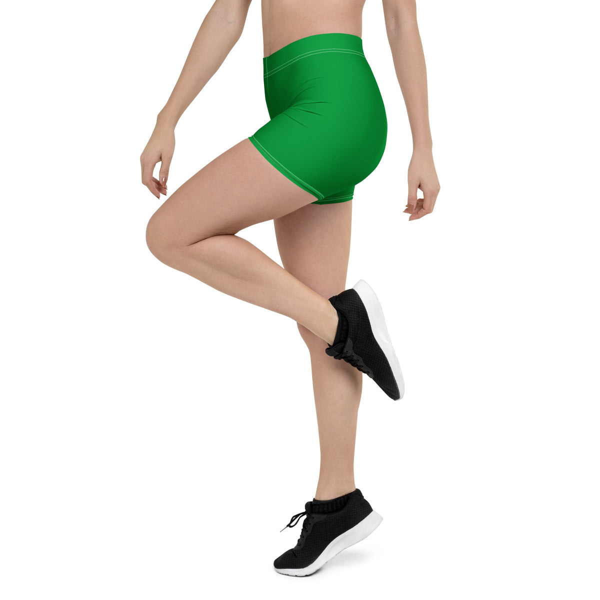 Guyana Green Leggings Shorts - Conscious Apparel Store