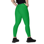 Guyana Green Leggings with pockets - Conscious Apparel Store