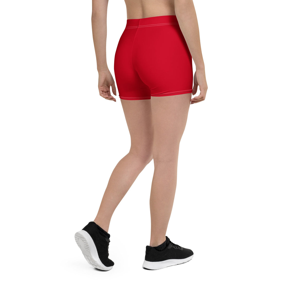 Guyana Red Leggings Shorts - Conscious Apparel Store
