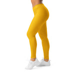 Guyana Yellow Leggings - Conscious Apparel Store