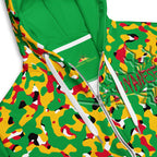 Guyanese Flag Camo Unisex zip hoodie - Conscious Apparel Store