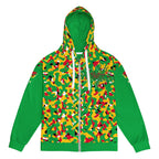 Guyanese Flag Camo Unisex zip hoodie - Conscious Apparel Store
