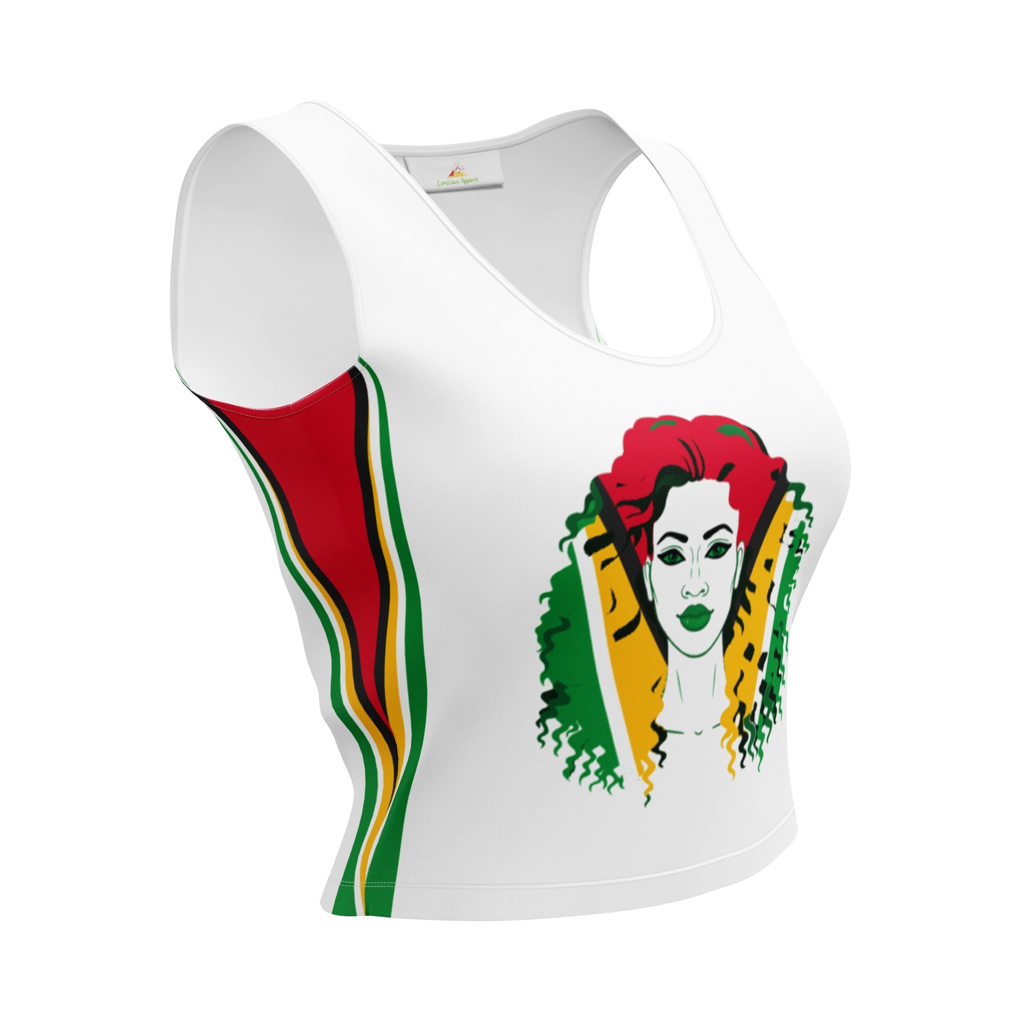 Guyanese Girl Crop Top - Conscious Apparel Store