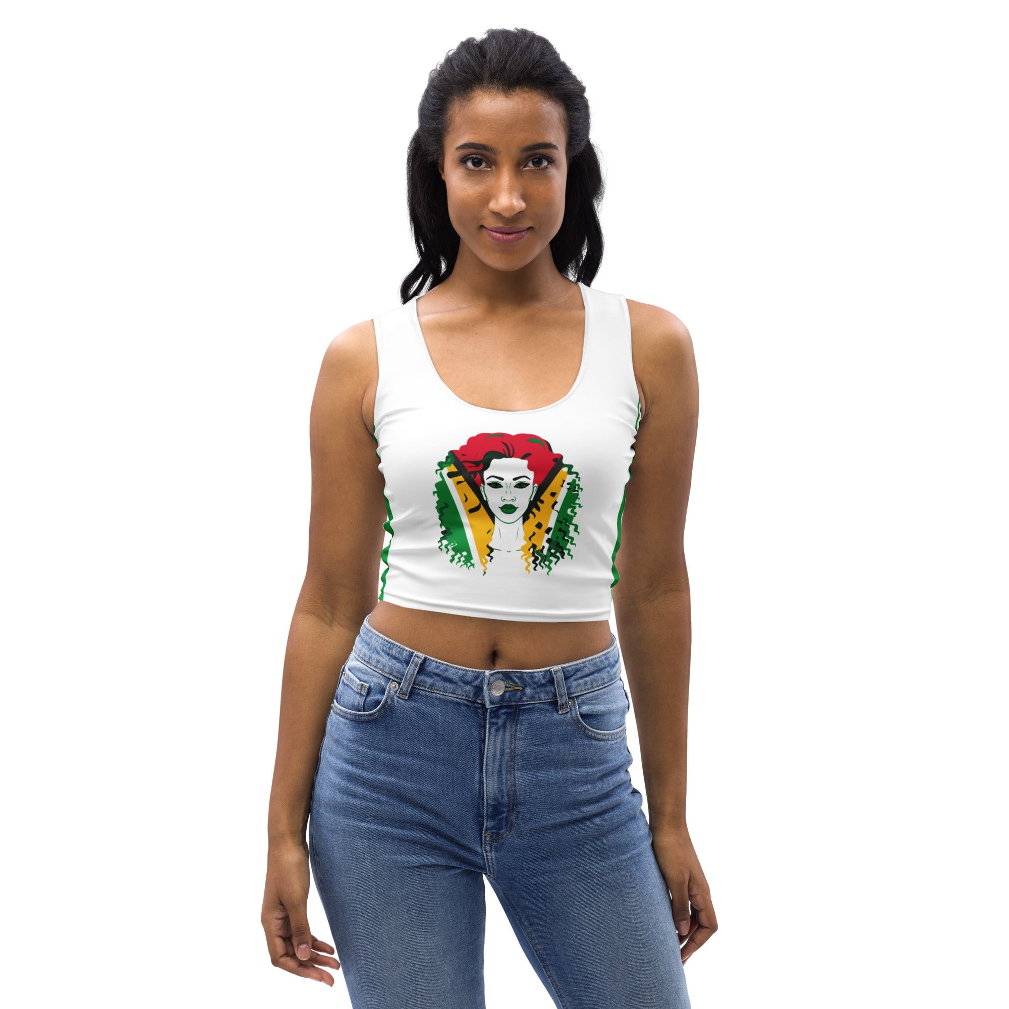 Guyanese Girl Crop Top - Conscious Apparel Store