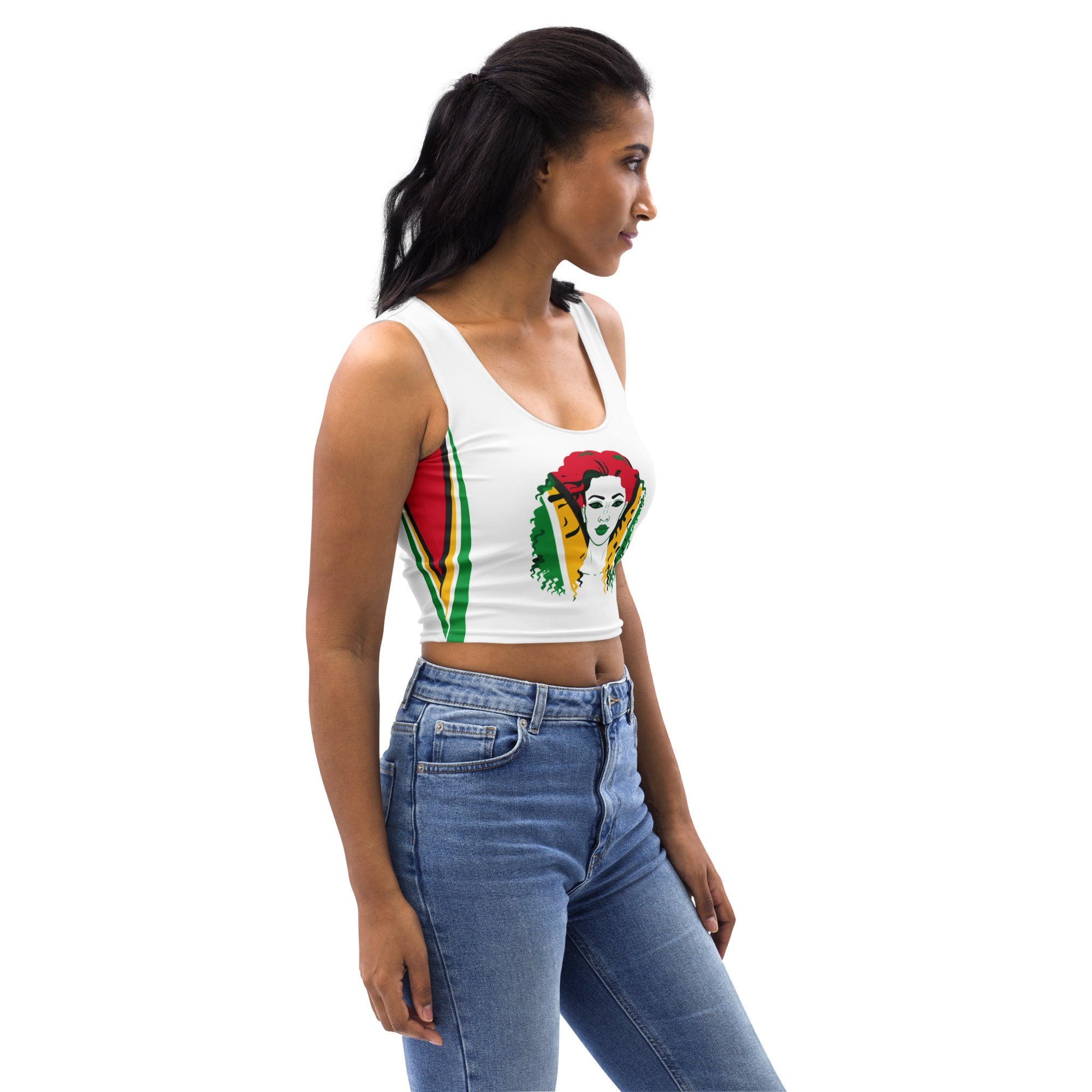 Guyanese Girl Crop Top - Conscious Apparel Store