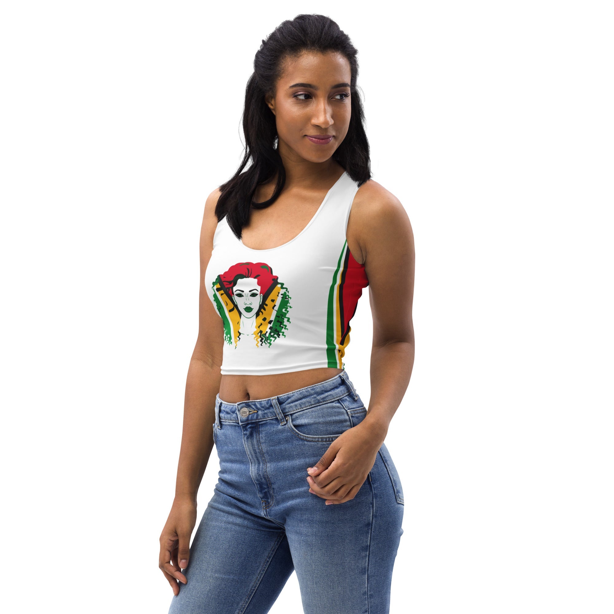 Guyanese Girl Crop Top - Conscious Apparel Store