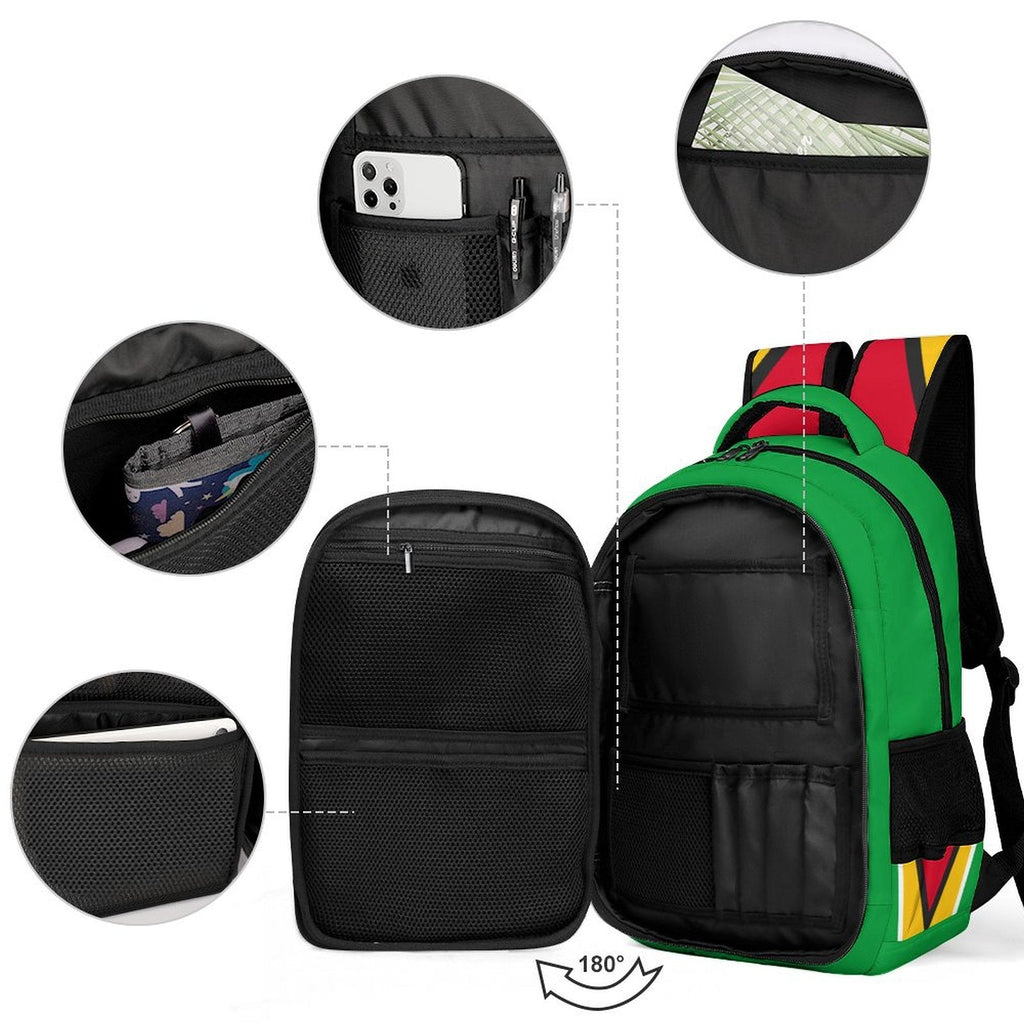 Guyanese Girl (red) Casual Backpack - Conscious Apparel Store