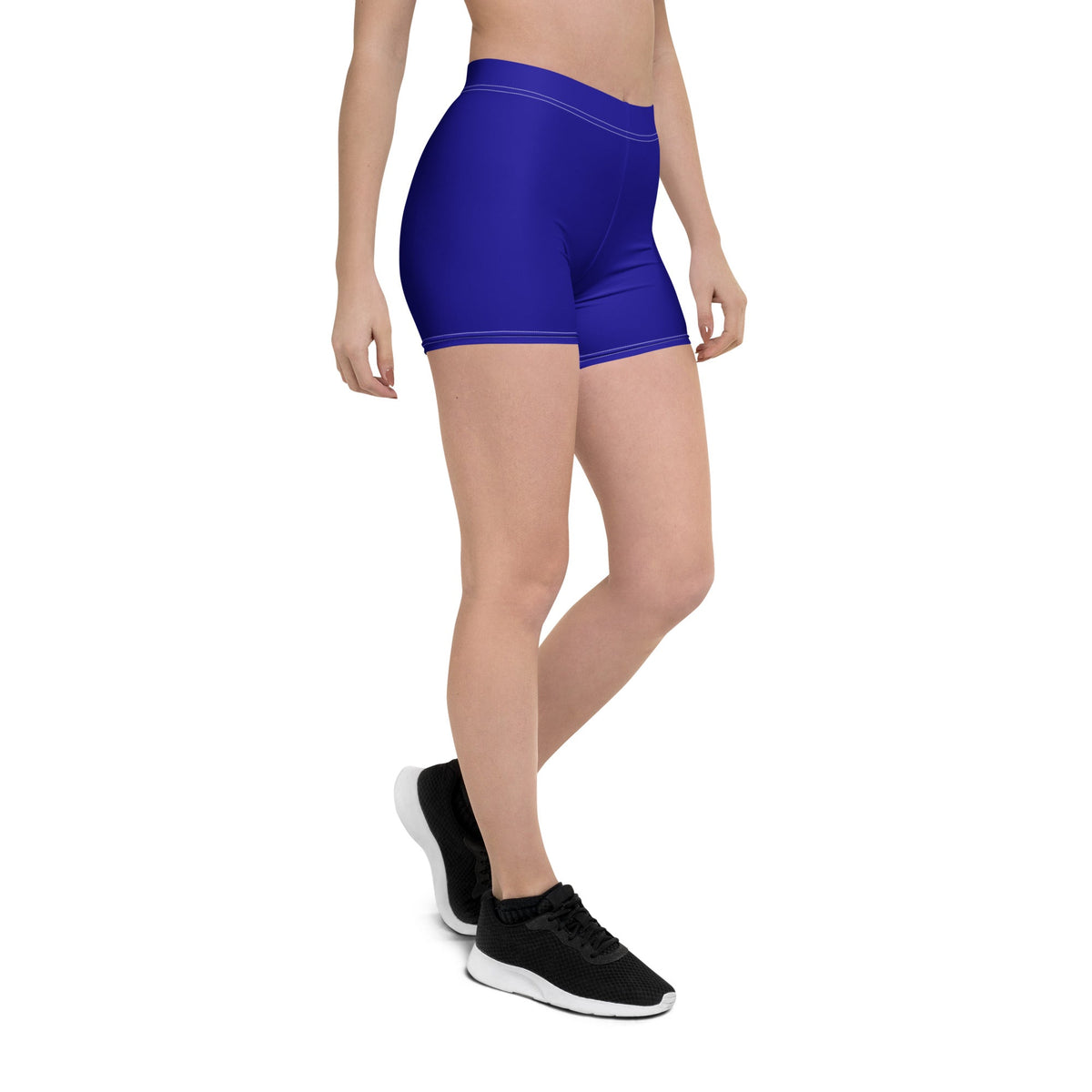 Haiti Blue Leggings Shorts - Conscious Apparel Store