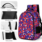 Haiti Flag Camo Casual Backpack - Conscious Apparel Store