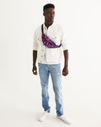 Haiti Flag Camo Crossbody Sling Bag - Conscious Apparel Store