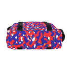 Haiti Flag Camo Large Capacity Duffle Bag - Conscious Apparel Store