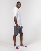 Haiti Flag Camo Men's Two-Tone Sneaker - Conscious Apparel Store