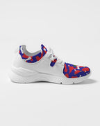 Haiti Flag Camo Women's Two-Tone Sneaker - Conscious Apparel Store