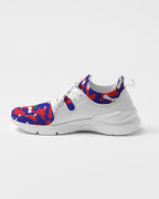 Haiti Flag Camo Women's Two-Tone Sneaker - Conscious Apparel Store