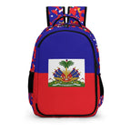 Haiti Flag Casual Backpack - Conscious Apparel Store