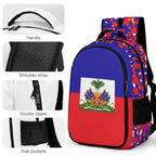 Haiti Flag Casual Backpack - Conscious Apparel Store