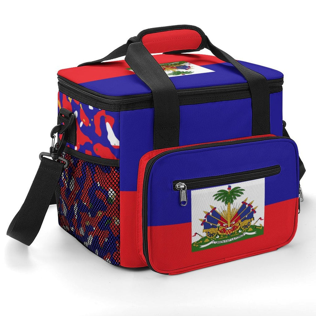 Haiti Flag Insulated Cooler Bag - Conscious Apparel Store