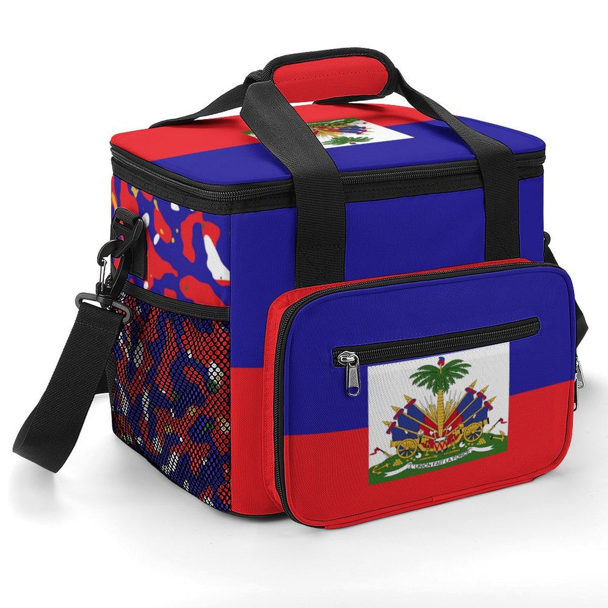 Haiti Flag Insulated Cooler Bag - Conscious Apparel Store