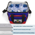 Haiti Flag Insulated Cooler Bag - Conscious Apparel Store