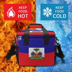 Haiti Flag Insulated Cooler Bag - Conscious Apparel Store