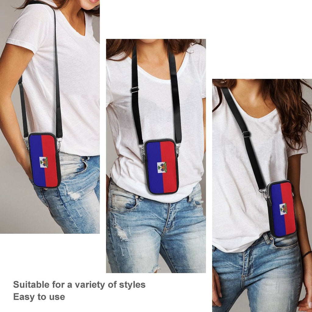 Haiti Flag Mobile Phone Purse - Conscious Apparel Store