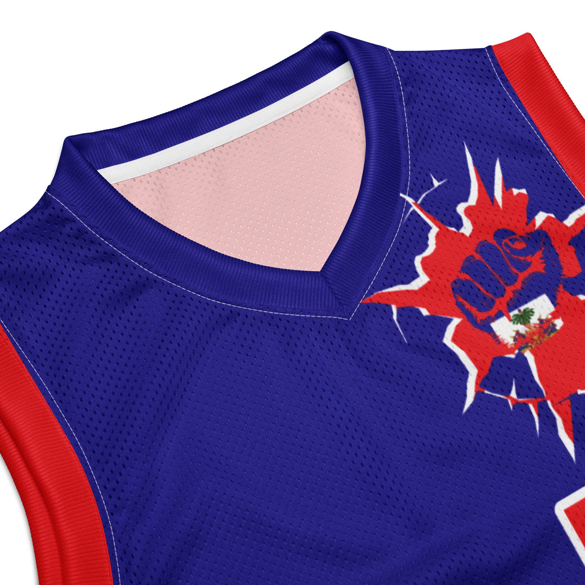 Haiti Flag Premium Sport Jersey Tank Top - Conscious Apparel Store