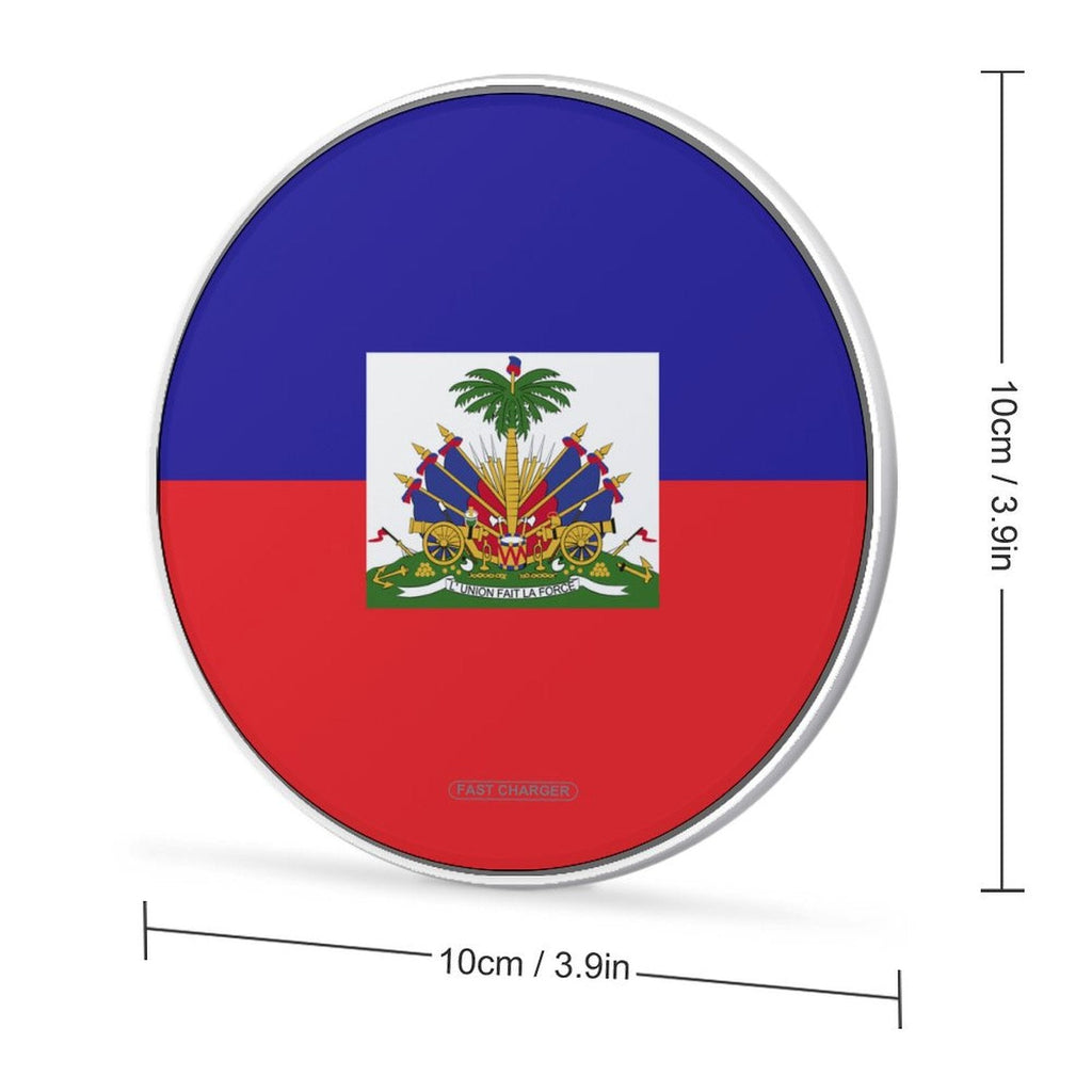 Haiti Flag Wireless Charging Pad - Conscious Apparel Store