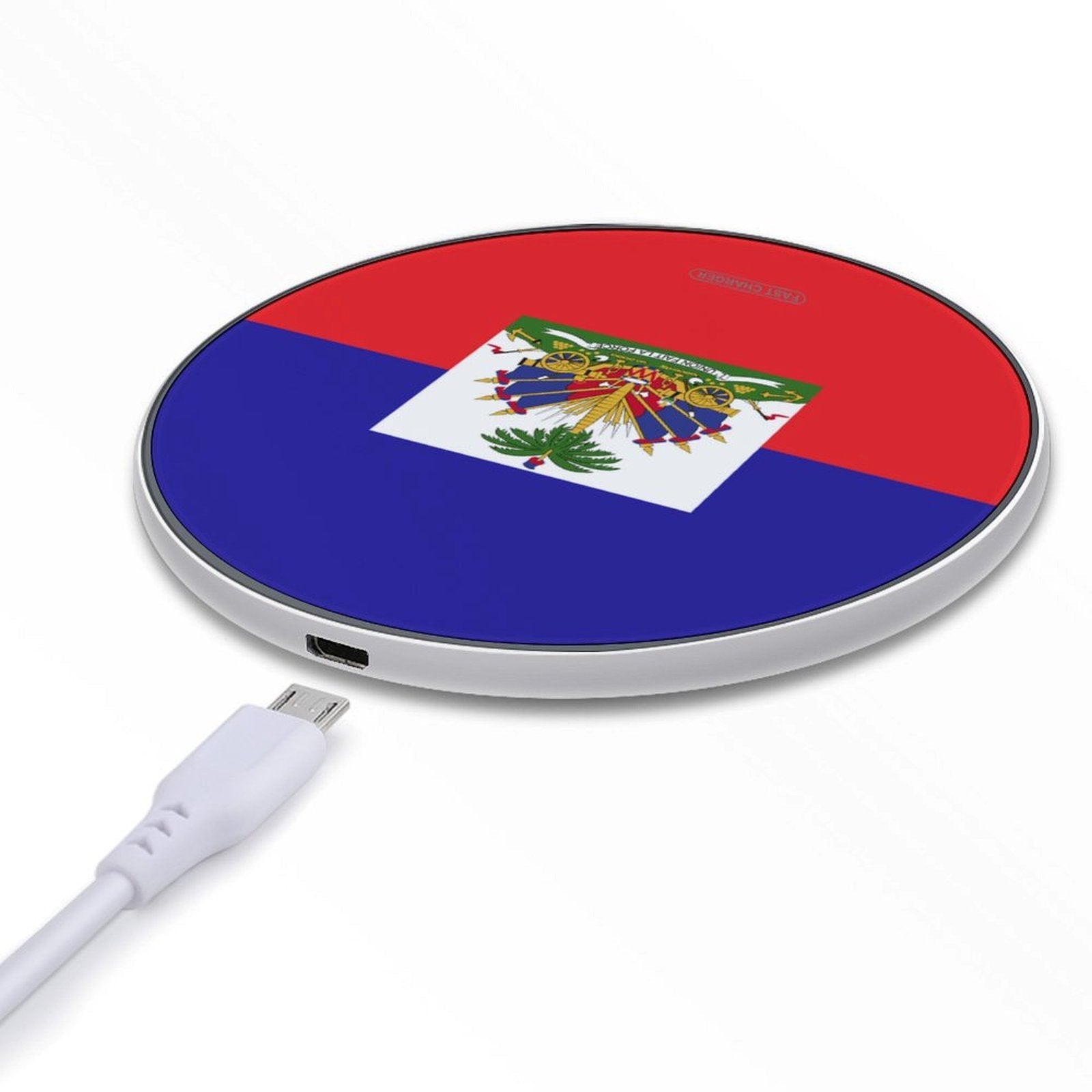 Haiti Flag Wireless Charging Pad - Conscious Apparel Store