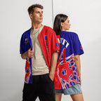Haiti Football Themed Button-Down Sport Jersey - Conscious Apparel Store