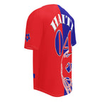 Haiti Football Themed Button-Down Sport Jersey - Conscious Apparel Store